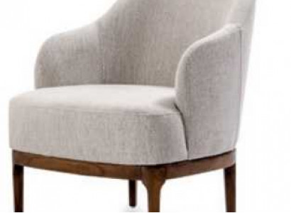 Luxury Armchair for Living Room, Gray Color Design Lounge Club Furniture Single Seater